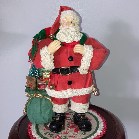 Rare vintage clothtique Santa figurine - Picture 2 of 7